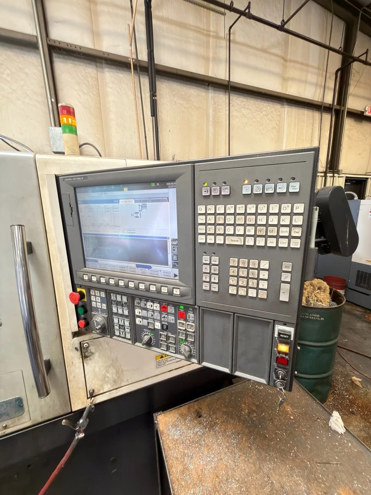 Okuma #Genos-L400, CNC Lathe, 20.4" swing, 15.3" turning diameter, 22" centers, 10" chuck, 2.6" bar, 3000 - Image 10