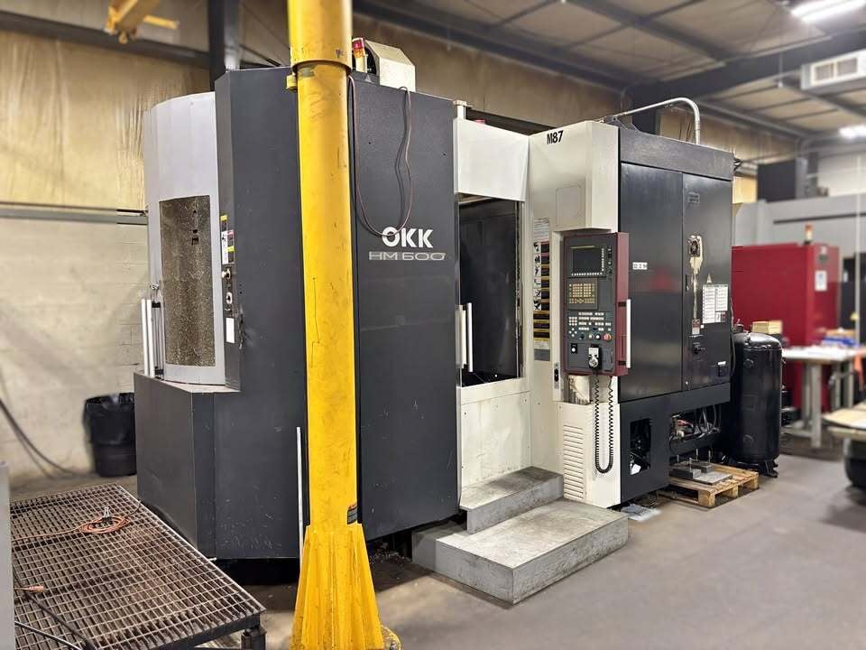 OKK #HM600, Horizontal Machining Center, 30.7" X, 29.5" Y, 31.5" Z, 24.8" x 24.8" pallet, 40 HP, 12000 RPM - Image 1