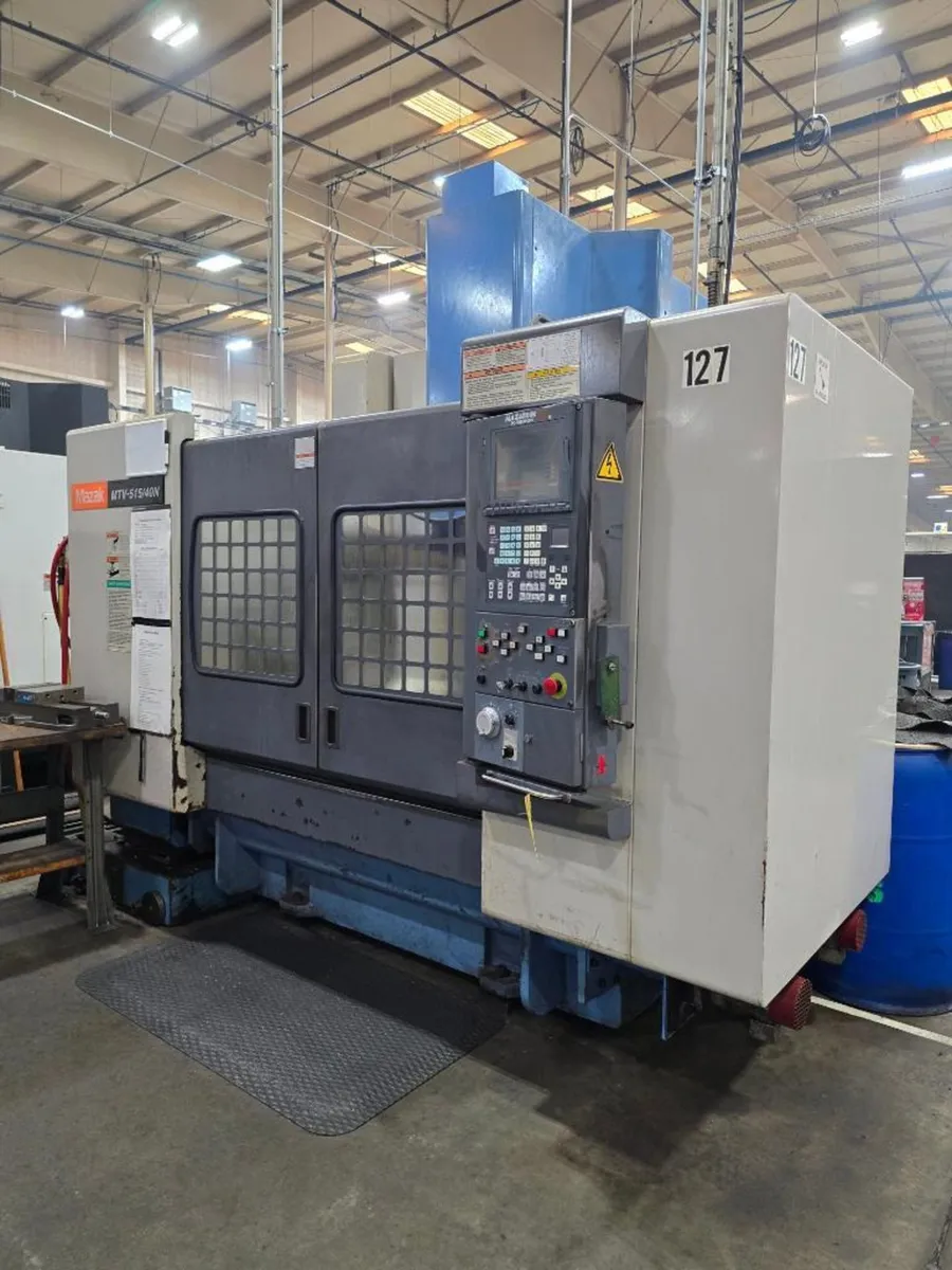 Mazak #MTV-515/40N, CNC Vertical Machining Center, 41" X, 20" Y, 22" Z, 51.18" x 21.52" table, 30 HP, 6000 - Image 3