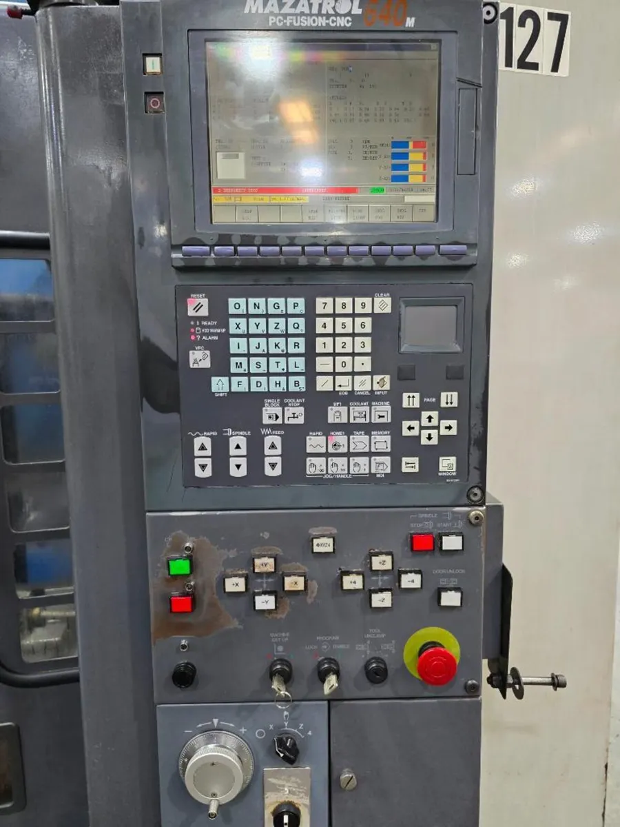 Mazak #MTV-515/40N, CNC Vertical Machining Center, 41" X, 20" Y, 22" Z, 51.18" x 21.52" table, 30 HP, 6000 - Image 8