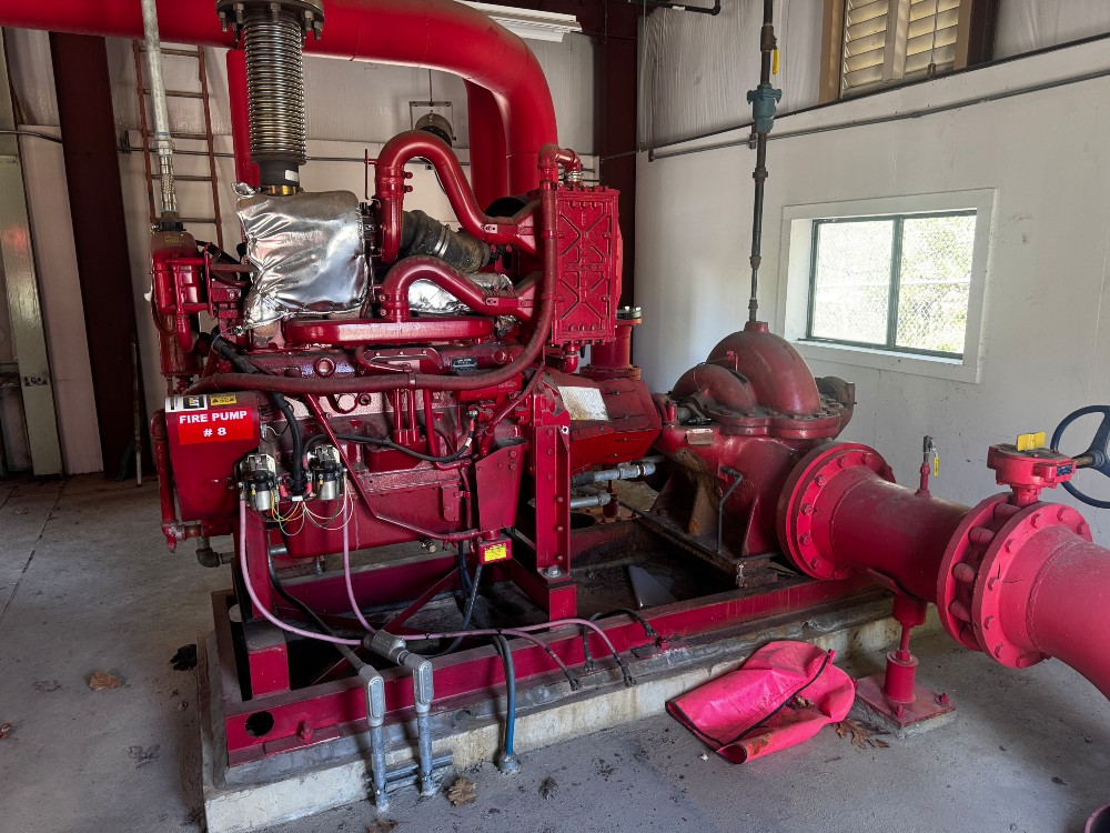 3500 GPM @ 231' TDH, Clark e #JW6H-UF60, Fire Pump, John Deere Diesel Engine, 654 Hours - Image 1