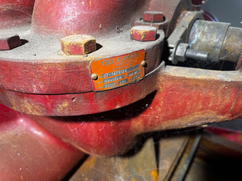 3500 GPM @ 231' TDH, Clark e #JW6H-UF60, Fire Pump, John Deere Diesel Engine, 654 Hours - Image 9
