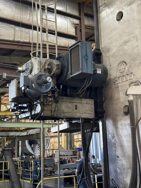 6.3" Skoda #W160-HC, Floor Type Horizontal Boring Mill, 236.22" X, 157.48" Y, 49.21" Z, 1120 RPM, Siemens - Image 2