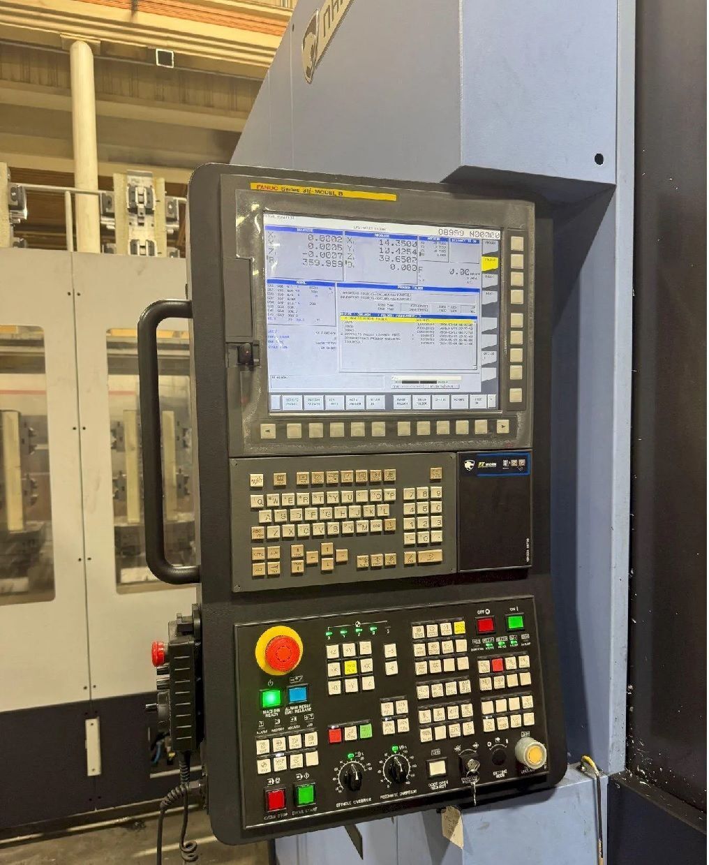 Daewoo Doosan #NHP-5000, Horizontal Machining Center, 28.7" X, 28.7" Y, 34.6" Z, 50 HP, 15000 RPM, 275 - Image 3
