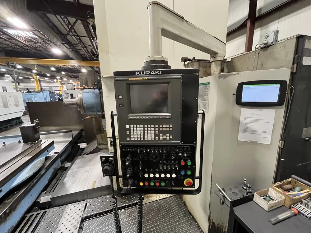 5.1" Kuraki #KTB-13EA, CNC Horizontal Boring Mill, 157.4" X, 90.5" Y, 51.2" Z, 86.61" x 70.87" table, 60 HP - Image 3