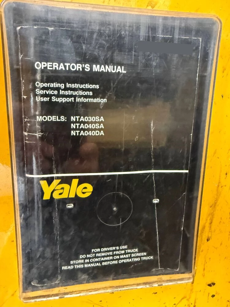 2,000 lb. Yale #NTA030SA, Electric Forklift, 220" load height, 2008 - Image 3