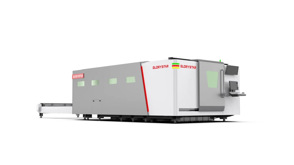 Glorystar #GS-CE-Pro, CNC Fiber Laser Cutting System, 40,000 watt, 8' x 40' table, BOCHU CNC, 2026 - Image 2