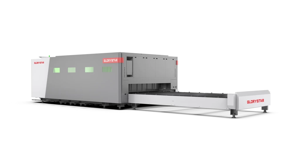 Glorystar #GS-CE-Pro, CNC Fiber Laser Cutting System, 40,000 watt, 8' x 40' table, BOCHU CNC, 2026 - Image 3