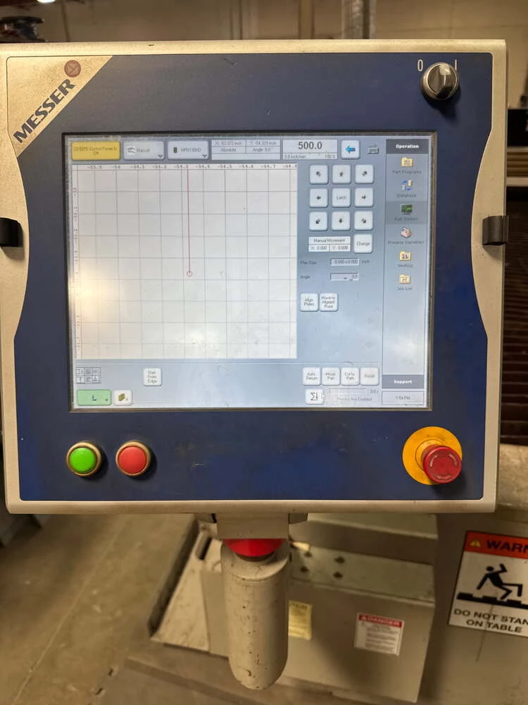 Messer #EdgeMax, CNC Plasma Cutting System, 6' x 12' table, Hypertherm HPR130XD Plasma, Messer control, 2014 - Image 9