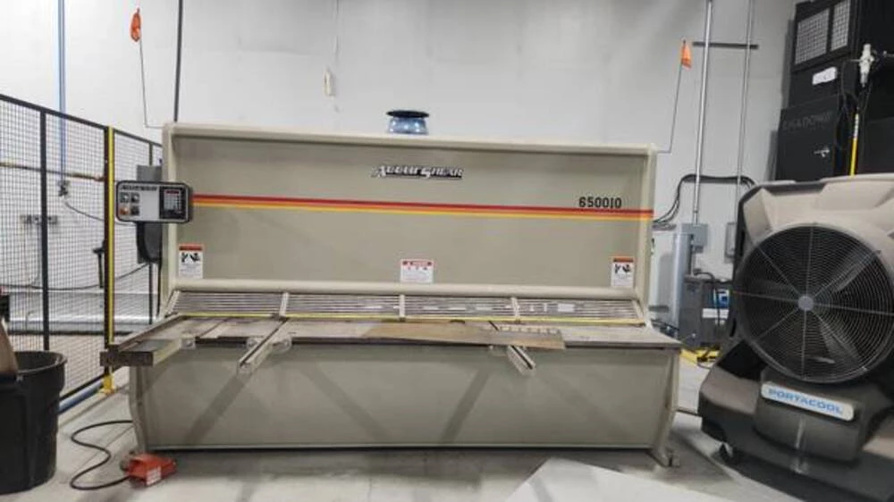 1/2" x 10' Accurshear #650010, Power Squaring Shear, 36" back gauge, 460 V., 2022 - Image 1
