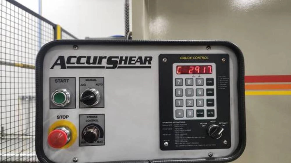 1/2" x 10' Accurshear #650010, Power Squaring Shear, 36" back gauge, 460 V., 2022 - Image 7