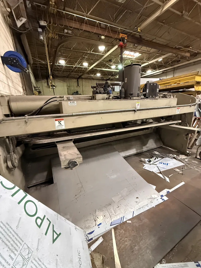 1/4" x 12' Accurshear #625012, Power Squaring Shear, 20 HP, 36" back gauge, Accurshear SC2 control, 2008 - Image 2