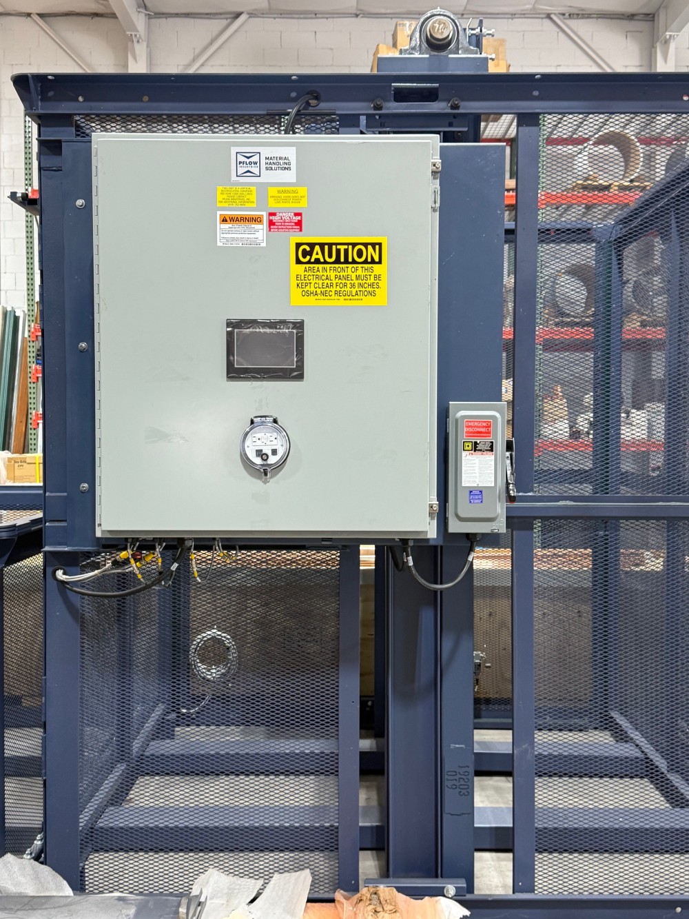 PFlow Mechanical Vertical Reciprocating Conveyor, 2500 Lb Capacity, 2 Stop, Brand New - Image 3