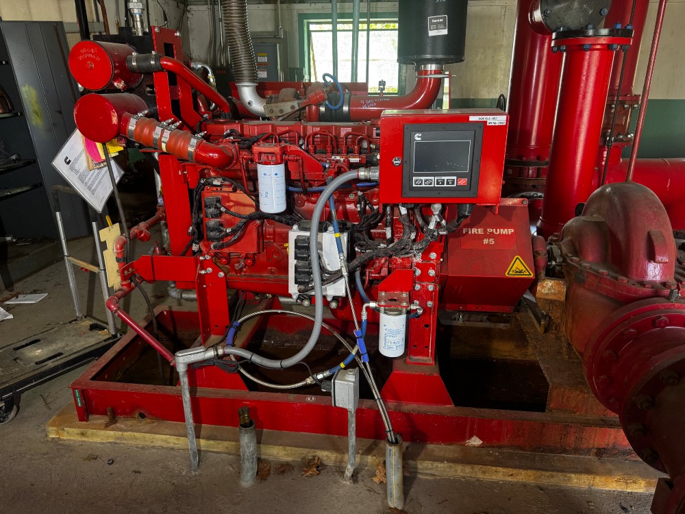 2500 GPM @ 251' TDH, Cummins #CFP7E-F40, diesel fire pump package, 2500 GPM Aurora Centrifugal 600 hours - Image 1