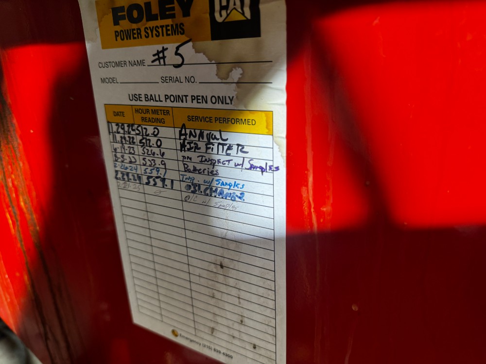 2500 GPM @ 251' TDH, Cummins #CFP7E-F40, diesel fire pump package, 2500 GPM Aurora Centrifugal 600 hours - Image 3