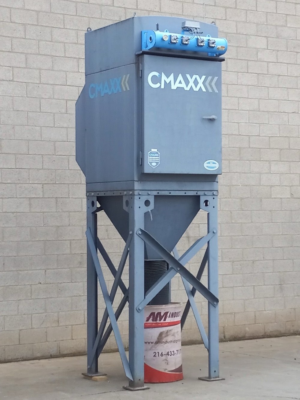3000 cfm Imperial System #CM-04, Cartridge Dust Collector, 4 cartridge filters, automatic pulse clean system - Image 2