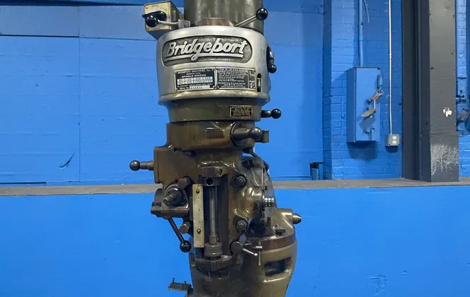 Bridgeport #26026, vertical mill, 9" x 42" table, 3/4 HP, 115 V. - Image 2