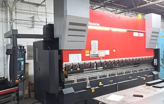 243 Ton, Amada #HRB2204, hydraulic press brake, 2022 - Image 4