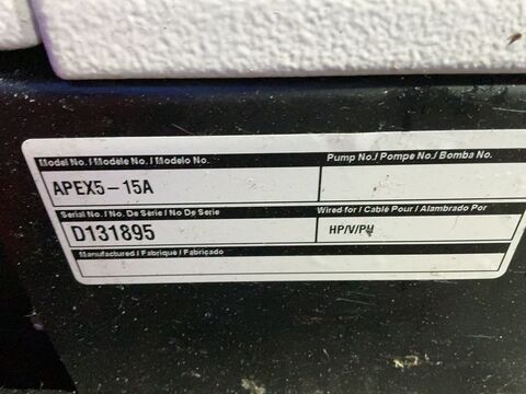 Gardner Denver #Apex-15A, rotary screw air compressor, 10 HP, 230/460 V., 3 phase - Image 3