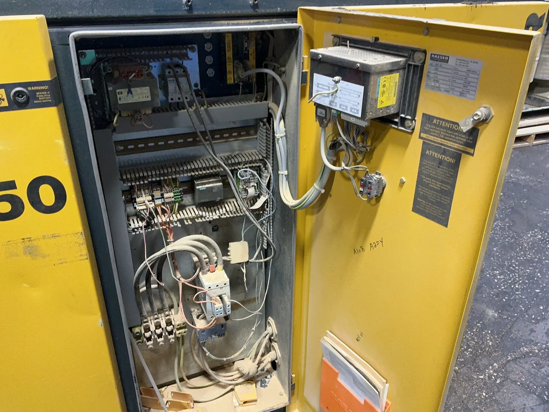 555 acfm, 14 psi, Kaesar #CSV-150, air compressor, 40 HP, 3600 RPM, Sigma Control, 230/460 V., 2003 - Image 5