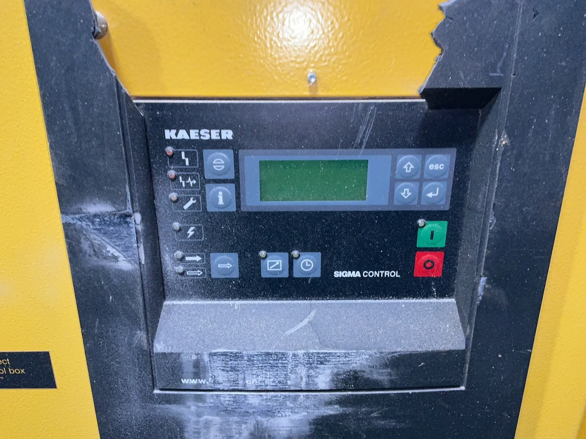 555 acfm, 14 psi, Kaesar #CSV-150, air compressor, 40 HP, 3600 RPM, Sigma Control, 230/460 V., 2003 - Image 6