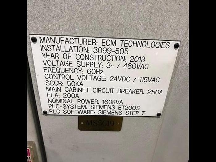ECM Technologies, Vacuum Carburizing Furnace, Siemens PLC Controls, 2013 - Image 8