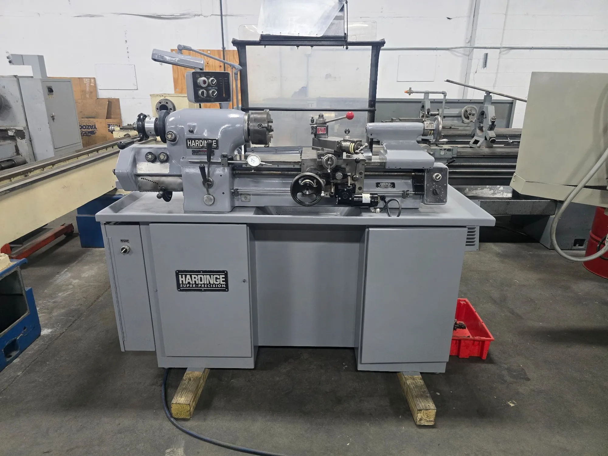 11" x 18" Hardinge #HLV-H-EM, Precision Tool Room Lathe, 5C Collet, 1 HP, 3,000 RPM, 400 V. (2 available) - Image 1