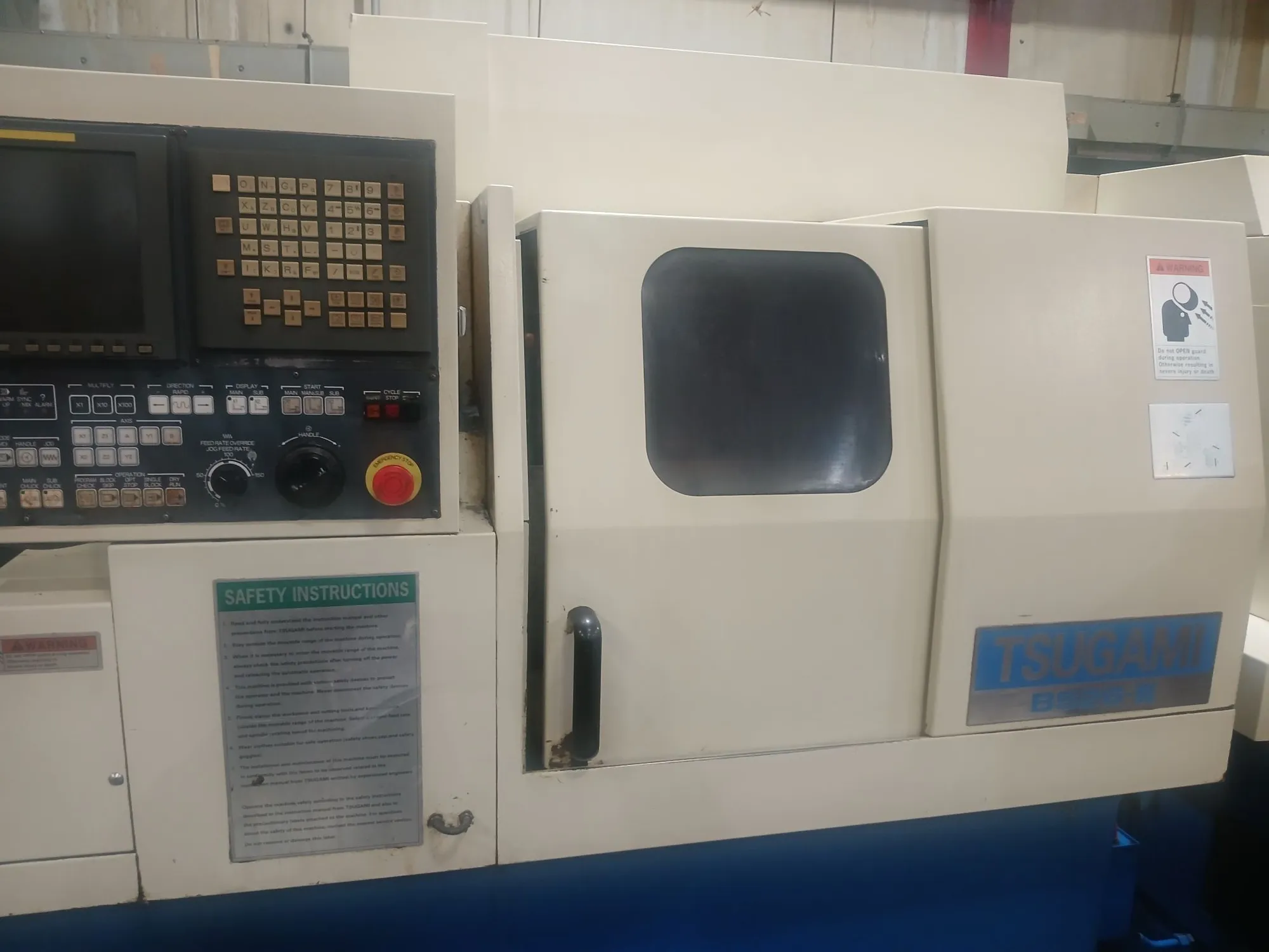 Tsugami #BS26-III, CNC Swiss Automatic Screw Machine, 1" Capacity, 7-Axis, C-Axis, Fanuc 18i-TB Control, 2006 - Image 2