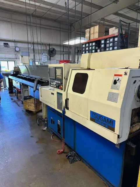 Tsugami #BS26-III, CNC Swiss Automatic Screw Machine, 1" Capacity, 7-Axis, C-Axis, Fanuc 18i-TB Control, 2006 - Image 3