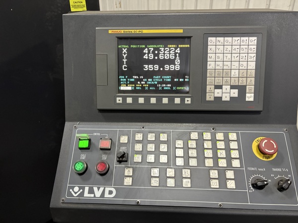20 Ton LVD Strippit #P-1212, press, 49" x49", 0.25" thick, 2012 - Image 6