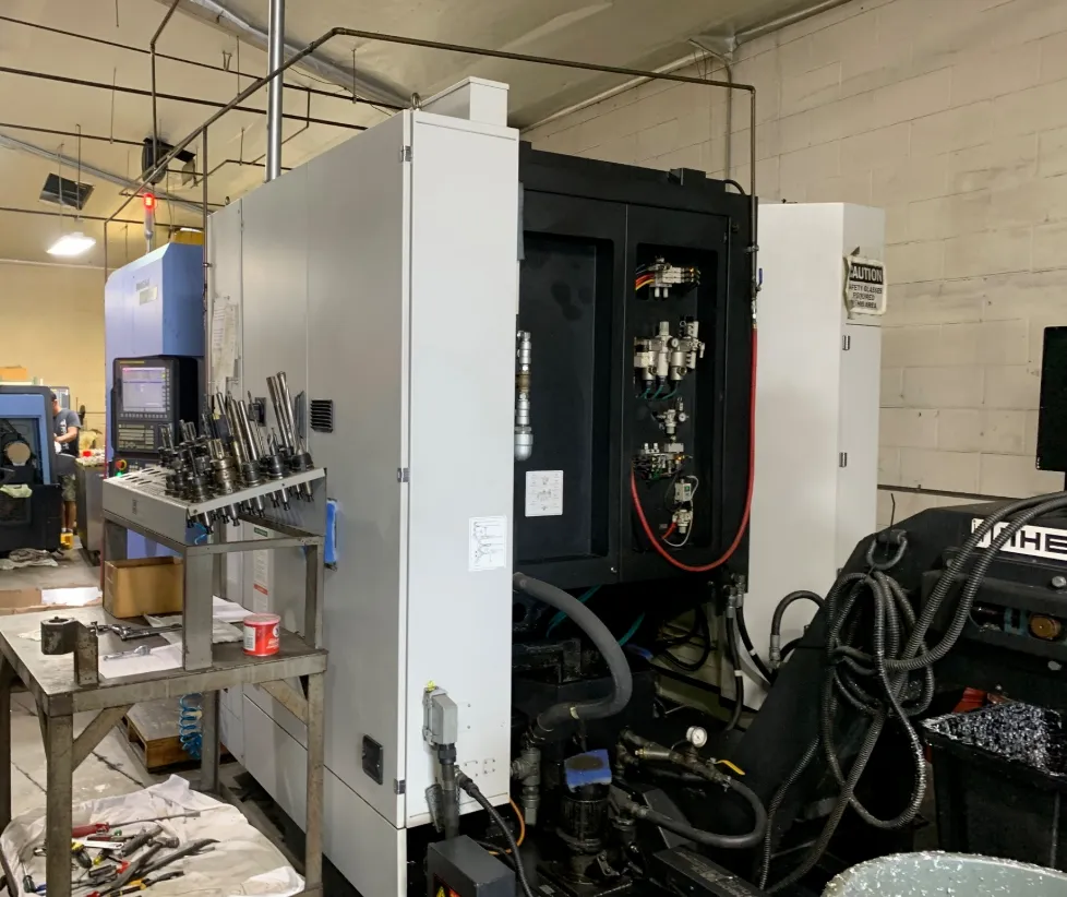 Daewoo Doosan #NHP-4000, horizontal machining center, 15.75" pallet, 22" X, 25.2" Y, 26" Z, 15000 RPM, 60 - Image 8