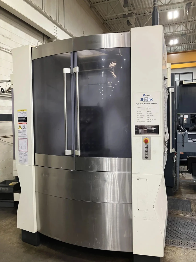 Makino #A61NX, horizontal machining center, 19.7" pallet, 28" X, 25.6" Y, 31.5" Z, 14,000 RPM, 60 automatic - Image 1