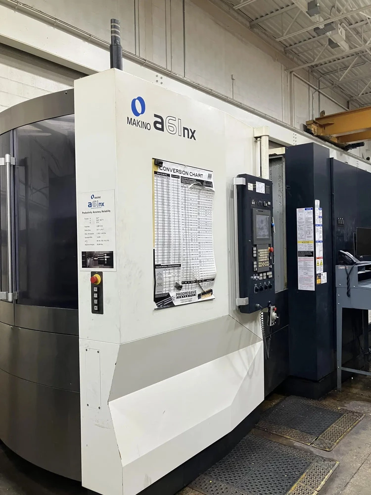 Makino #A61NX, horizontal machining center, 19.7" pallet, 28" X, 25.6" Y, 31.5" Z, 14,000 RPM, 60 automatic - Image 2