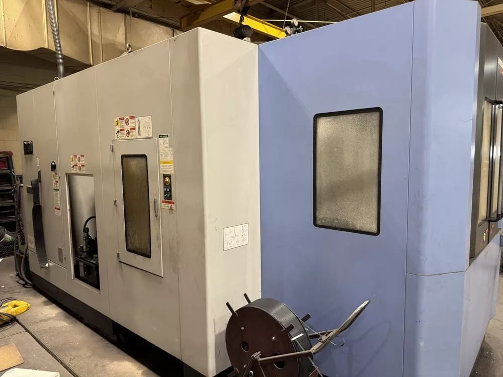 Daewoo Doosan #HP-5100, horizontal machining center, 19.7" pallet, 33.5" X, 27.6" Y, 29.5" Z, 12000 RPM, 60 - Image 2