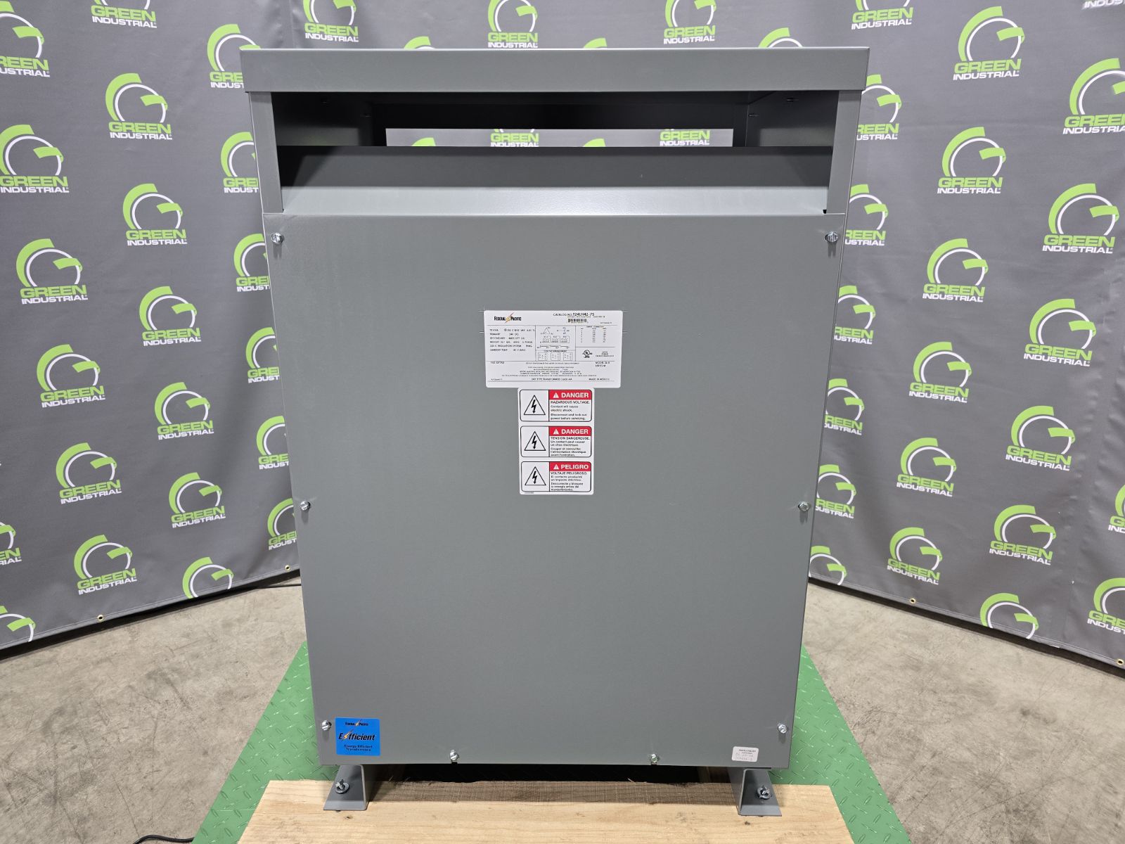300 KVA 208 Delta Primary, 480Y/277 Secondary, Federal Pacific #T20LH42-300, Step Up Dry Type Transformer - Image 1