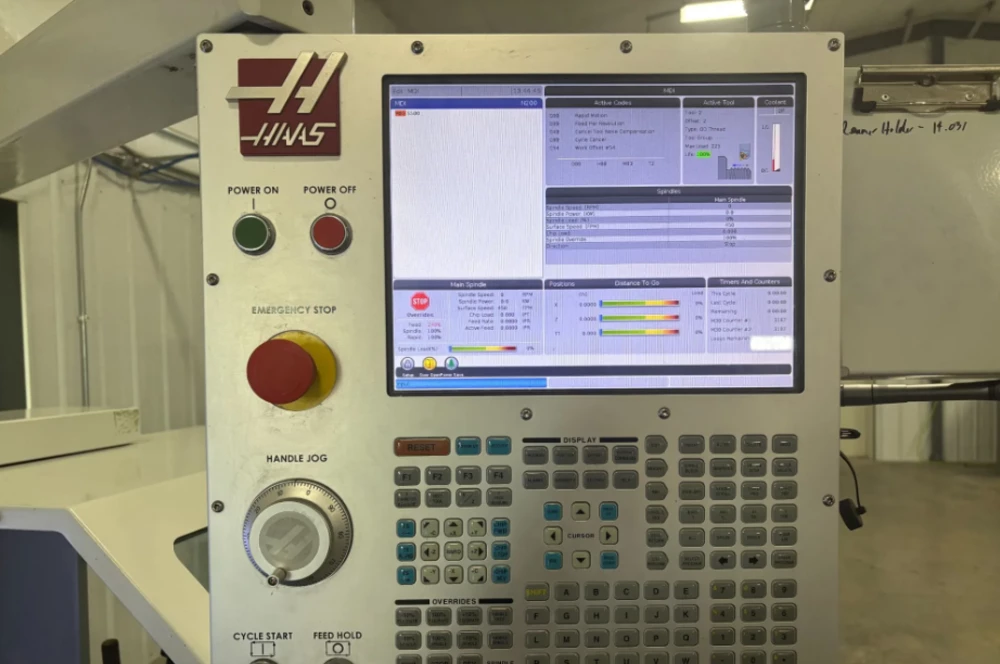 Haas #TL-1, CNC toolroom lathe, 20" swing, 1.1" bar, 8" chuck, 30" centers, 16" turning diameter, 4 station - Image 6