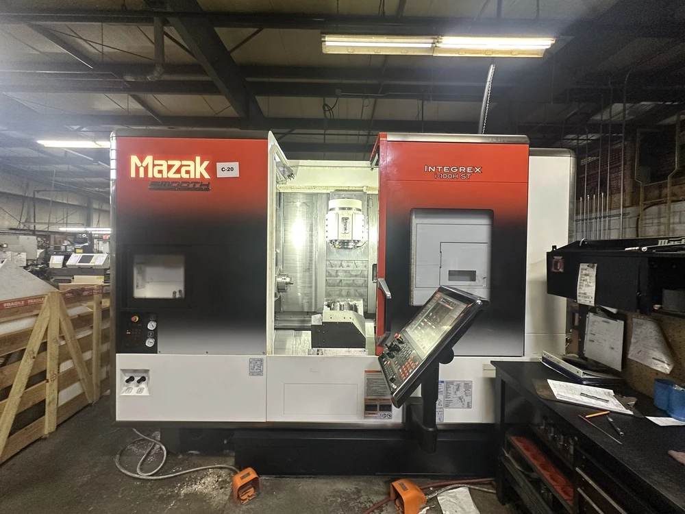 Mazak #Integrex-i-100H-ST, CNC mill/turn center, 20.9" swing, 2" bar, 6" chuck, 33" centers, live tooling - Image 2