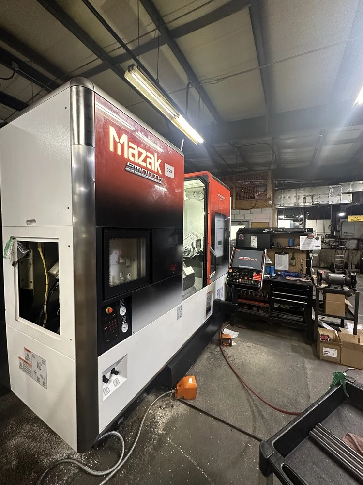 Mazak #Integrex-i-100H-ST, CNC mill/turn center, 20.9" swing, 2" bar, 6" chuck, 33" centers, live tooling - Image 3