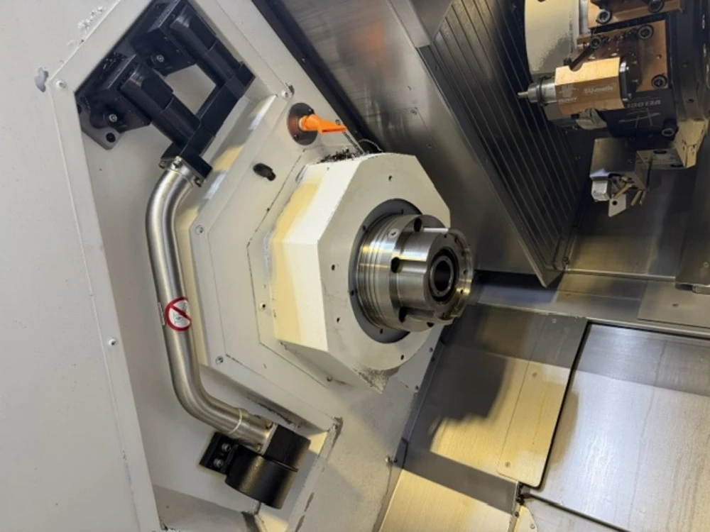 Okuma #LT3000-EX-3T3MY, CNC lathe, 21.6" swing, 3.5" bar, 8" chuck, 34" centers, 16 station turret, live - Image 8