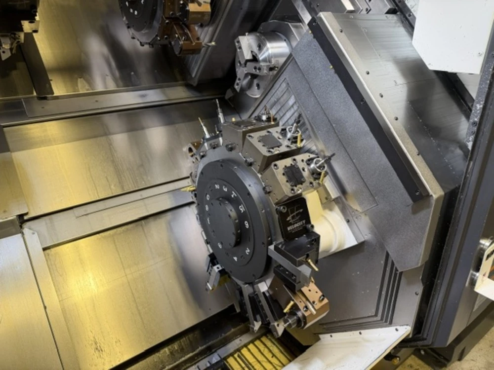 Okuma #LT3000-EX-3T3MY, CNC lathe, 21.6" swing, 3.5" bar, 8" chuck, 34" centers, 16 station turret, live - Image 10