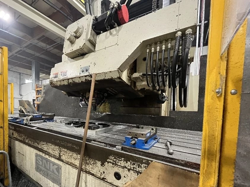 SNK #FSP-120V, vertical machining center, 120" X, 50" Y, 24" Z, 4,000 RPM, 40 automatic tool changer, BT 50 - Image 3