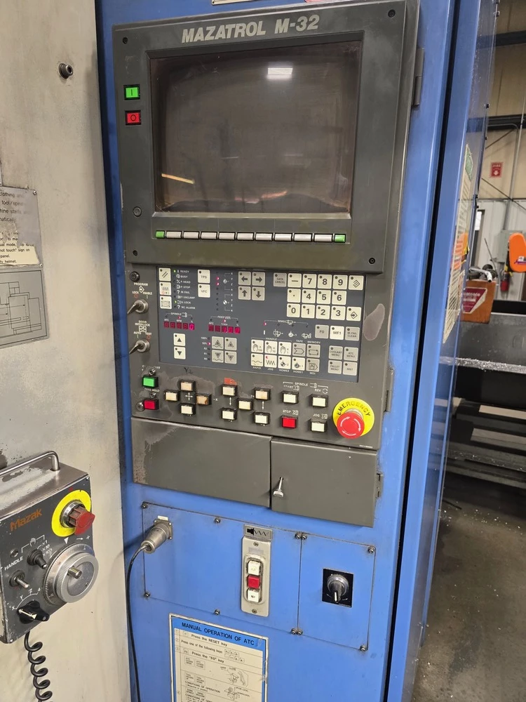 Mazak #AJV-60/120, vertical machining center, 120" X, 60" Y, 30" Z, 6,000 RPM, 60 automatic tool changer, CAT - Image 8