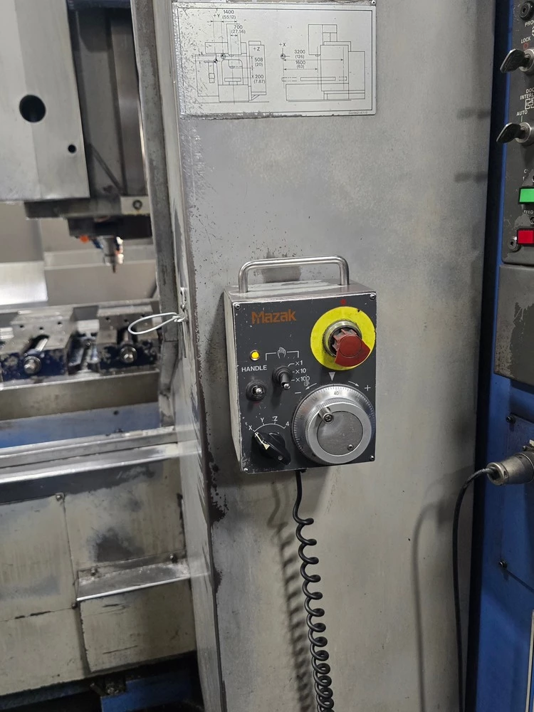 Mazak #AJV-60/120, vertical machining center, 120" X, 60" Y, 30" Z, 6,000 RPM, 60 automatic tool changer, CAT - Image 9