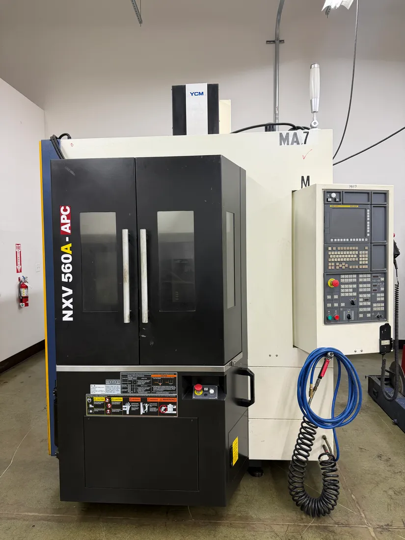 YCM #NVX560A-APC, vertical machining center, 22" X, 16.1" Y, 17.7" Z, 12000 RPM, 24 automatic tool changer - Image 1