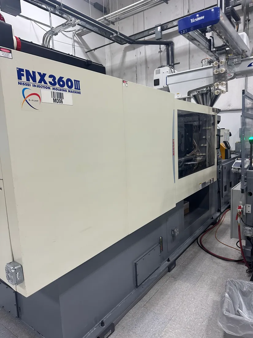400 Ton, 42.9 oz., Nissei #FNX360IIIA-100A, injection molding machine, 28.9" tie bars, 41.5" platen, 52" - Image 1