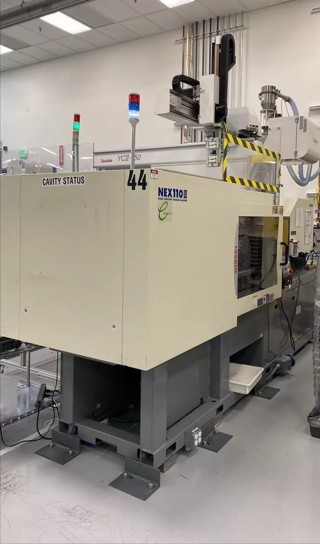 120 Ton, 2 oz., Nissei #NEX110III-9EG, injection molding machine, 16.5" tie bars, 23.9" platen, 29.9" - Image 1