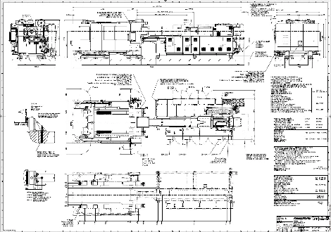 900 Ton, 217 oz., Krauss Maffei #900-1200GX, injection molding machine, 46.46" x 39.4" tie bars, 60.35" - Image 6