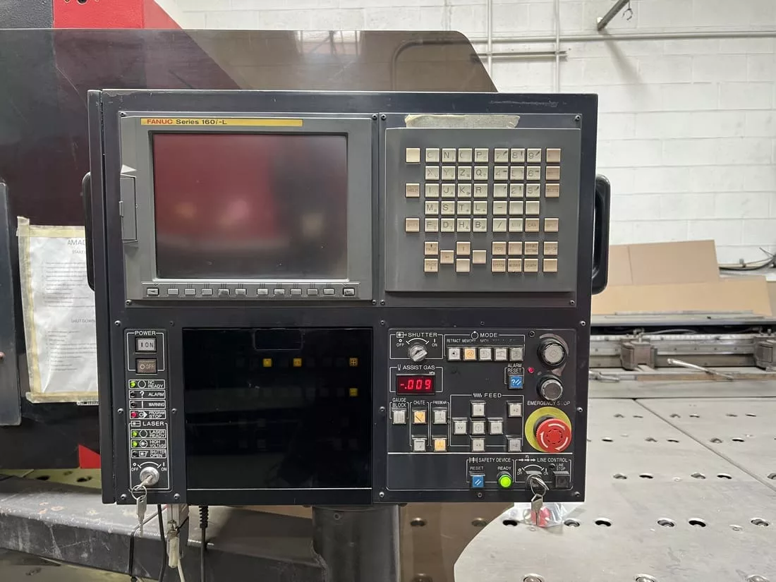 Amada #Lasmac-LC-2415, 2,000 watt laser, 5' x 10', 61" X, 99" Y, 11.8" Z, 2,362 IPM cutting speed, Fanuc - Image 3