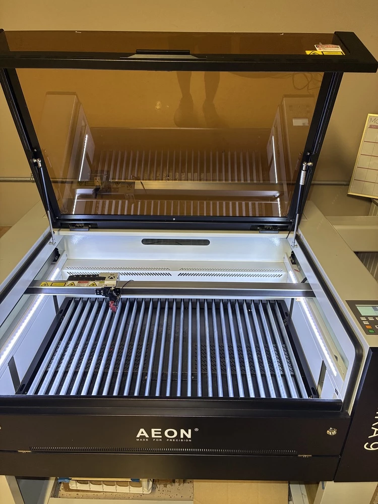 Aeon #Mira-9, 100 watt laser engraver, 35-1/2" x 23-5/8" work area, 5-7/8" Z travel, Ruida DSP control, 1,000 - Image 3