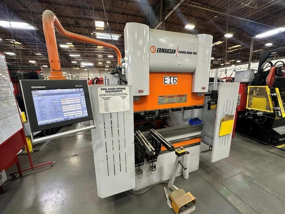 44 Ton, Ermaksan #Power-Bend-Pro-1270-40F, CNC press brake, 4' overall, 39.4" between housing, 6.7" stroke - Image 1